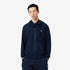 LACOSTE Classic Fit Zip-Up Fleece Sweatshirt Mens Apparel